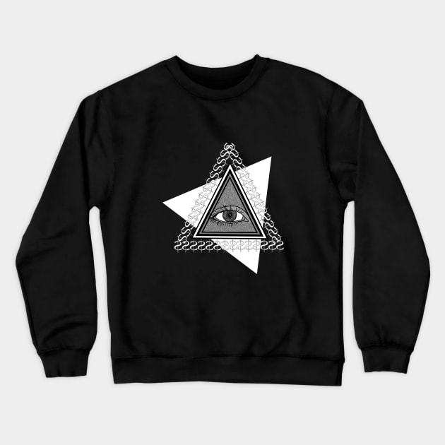 Vintage Eye Crewneck Sweatshirt by Astrablink7